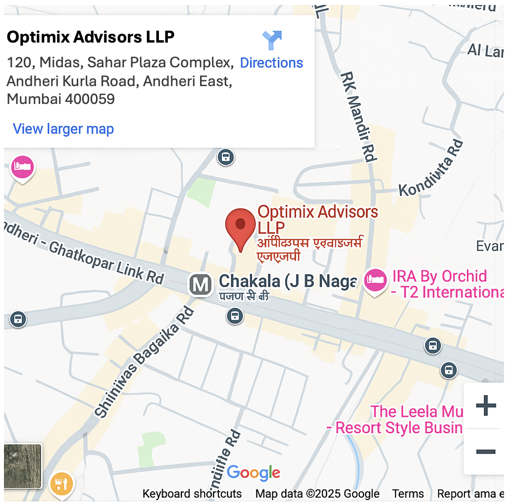 Optimix Advisors LLP Map